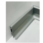 Aluminum floor skirting natural  anodize with PVC cover